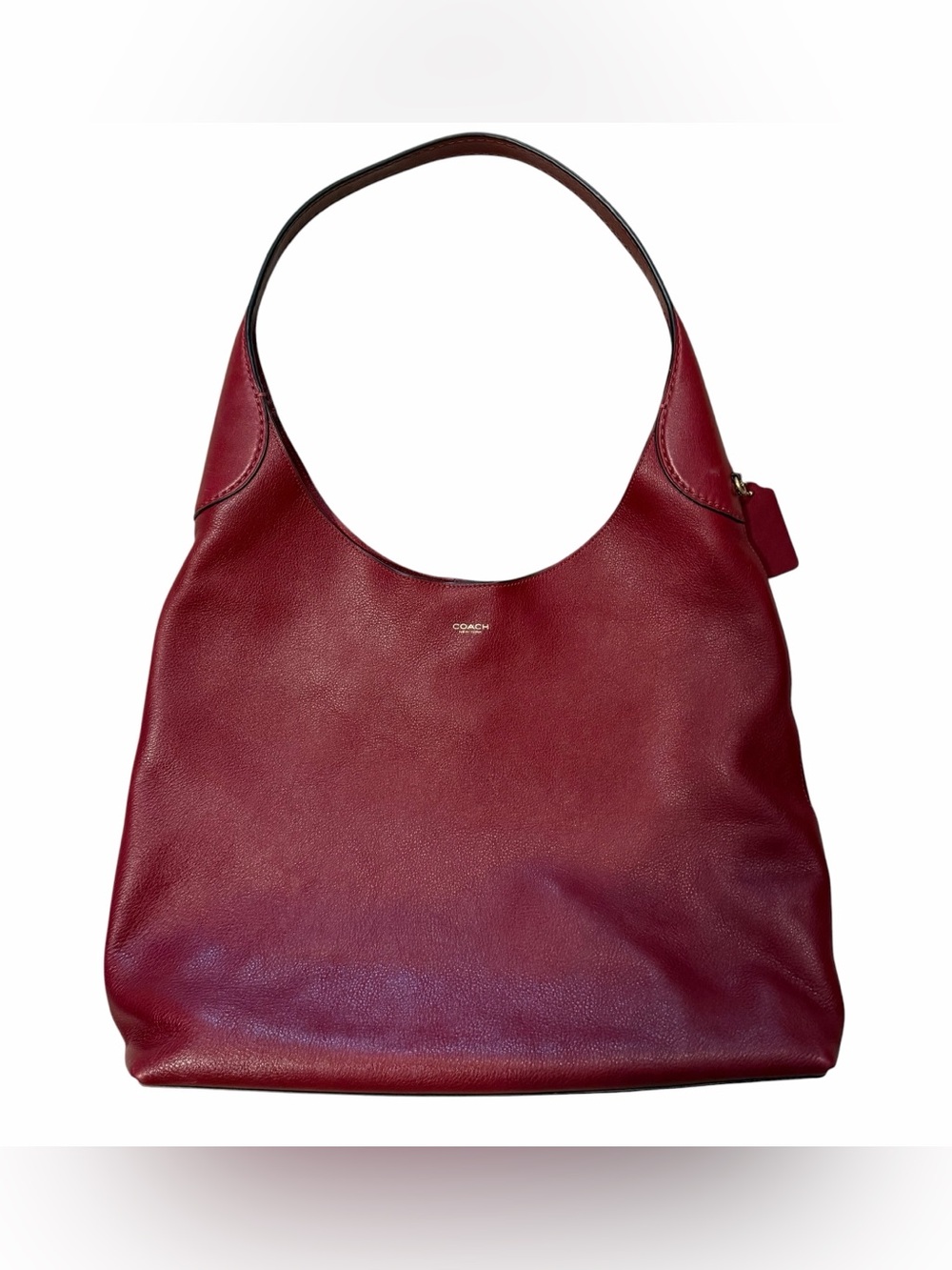 Coach Brooklyn Shoulder Bag 39 in Burgundy Leather Fall
